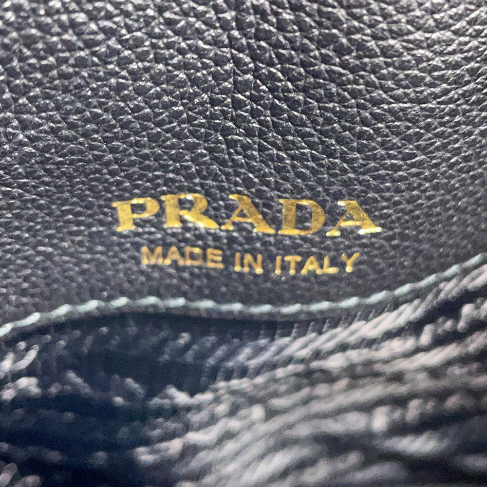 PRADA Shopping tote Black1BG539 Leather