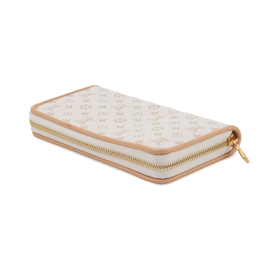LOUIS VUITTON Zippy Wallet Ivory/BeigeM12369 Monogram mini