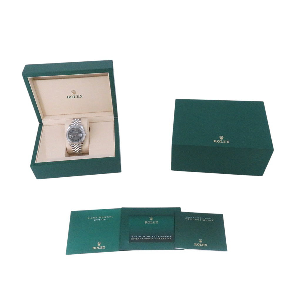 ROLEX Datejust W41mm Stainless Steel Slate Dial126300