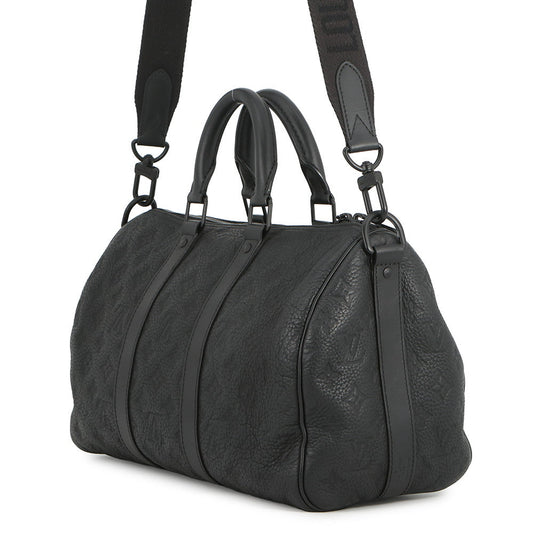 LOUIS VUITTON Keepall Bandouliere NoirM22765 Monogram ・Taurillon Size 35