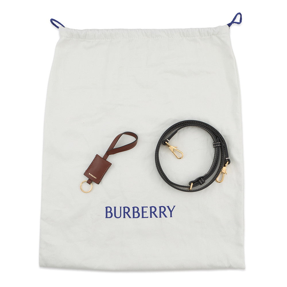 BURBERRY Freya Tote Dark birch Brown8069661 PVC Leather Size Mini