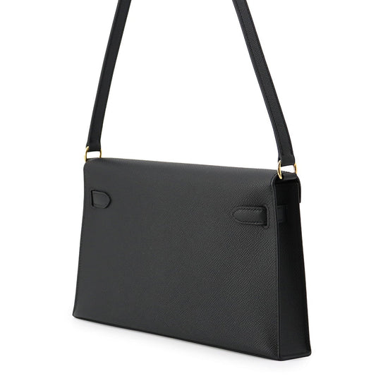 HERMES Kelly Elan Black Epsom
