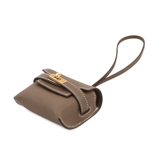 HERMES Kelly Festival Etoupe Swift Leather