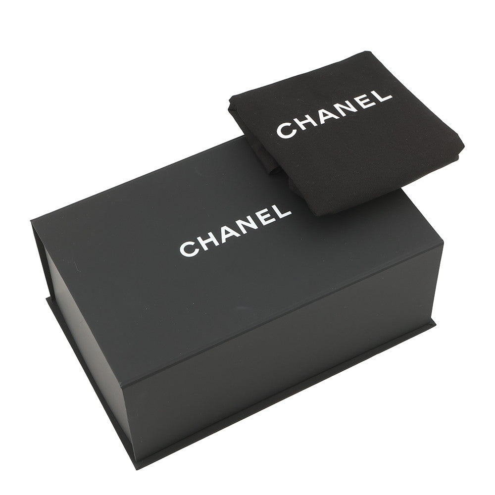 CHANEL Mini Matelasse Flap Chain Shoulder Bag Blue/White/SilverA69900 B23529 U6845 Tweed Size 20