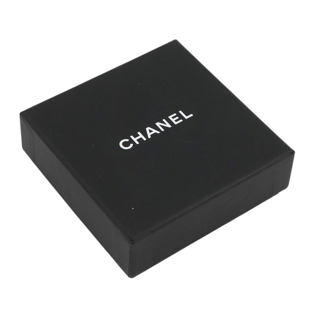 CHANEL CC Logo Clover Brooch Metal