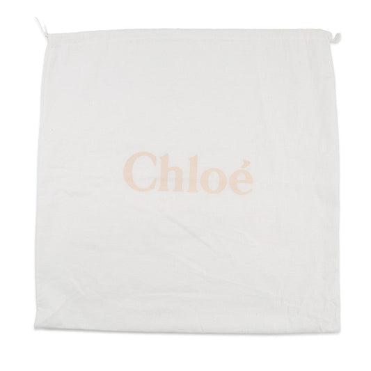 Chloe Woody tote Brassie BeigeCHC23AS383L1726Y Canvas Calf Leather Size Medium