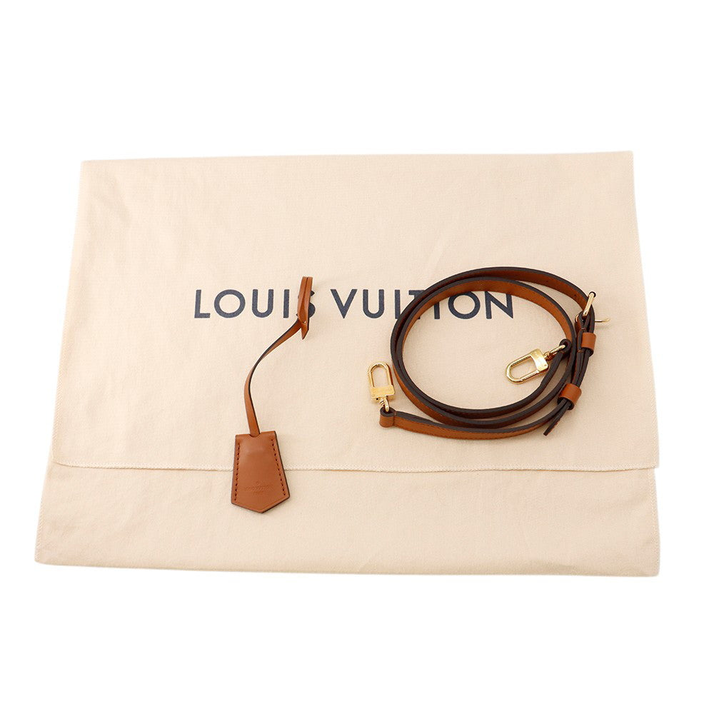 LOUIS VUITTON Fold tote Claim/Khaki/NoirM45388 Monogram Leather Size PM