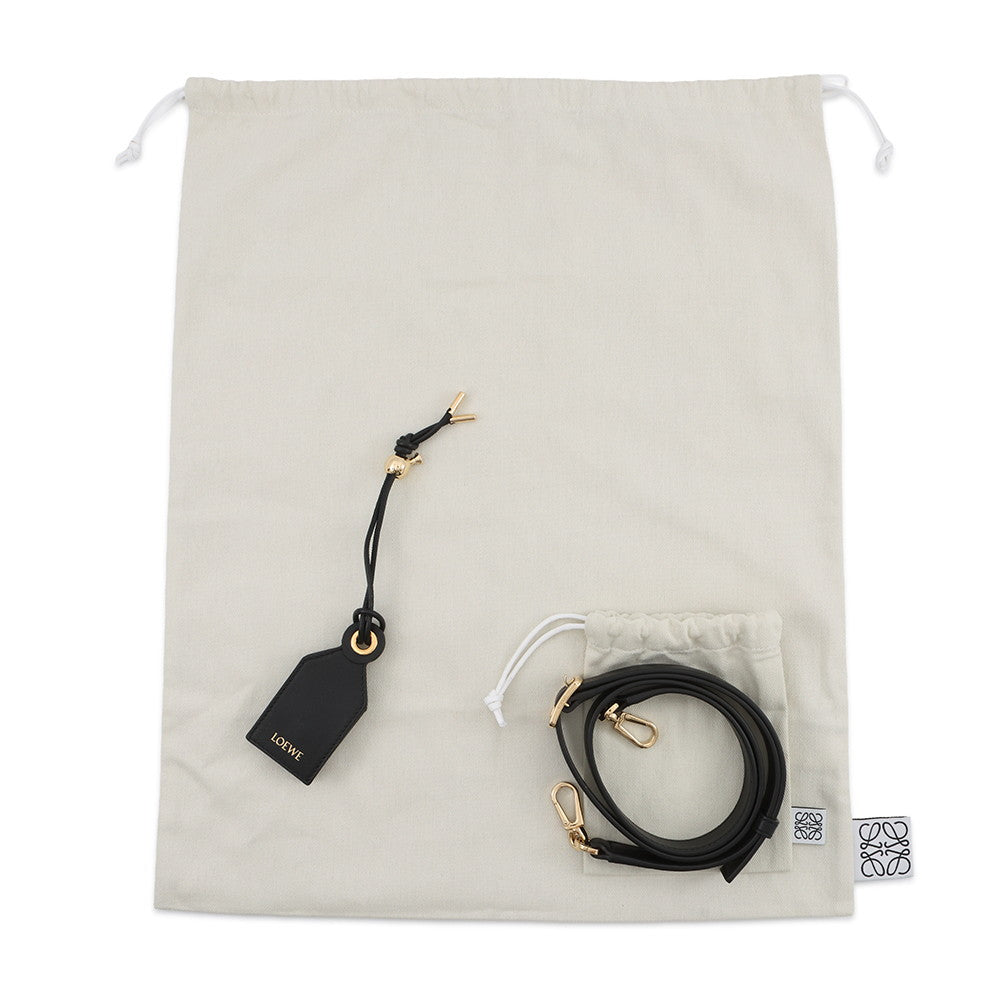 LOEWE Puzzle bag BlackA510PLSX01 Feather Light Napalm Size Small