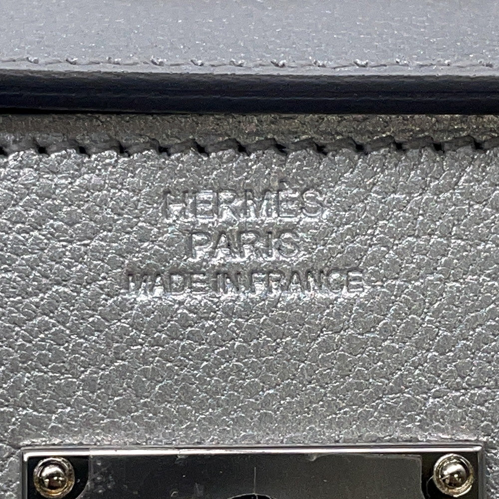 HERMES Kelly Long Togo Argent Chevre Shamqila