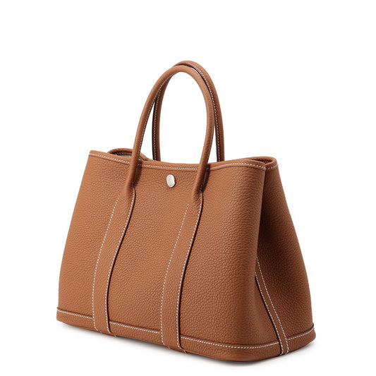 HERMES Garden Party Gold Negonda Leather Size TPM