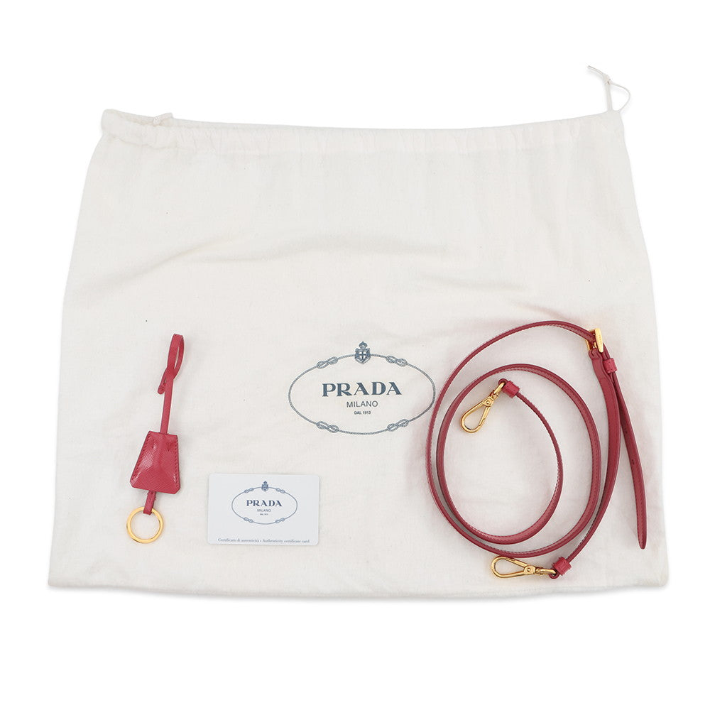 PRADA Galleria 2WAY Handbag PinkBN2863 Saffiano LeatherLeather