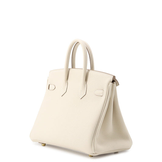 HERMES Birkin Craie Togo Leather Size 25