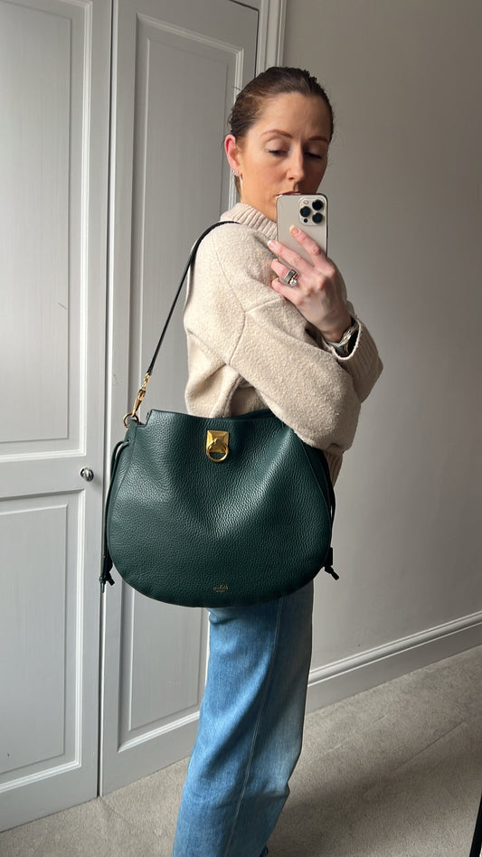 Mulberry Green Iris Hobo (RRP £1,350)