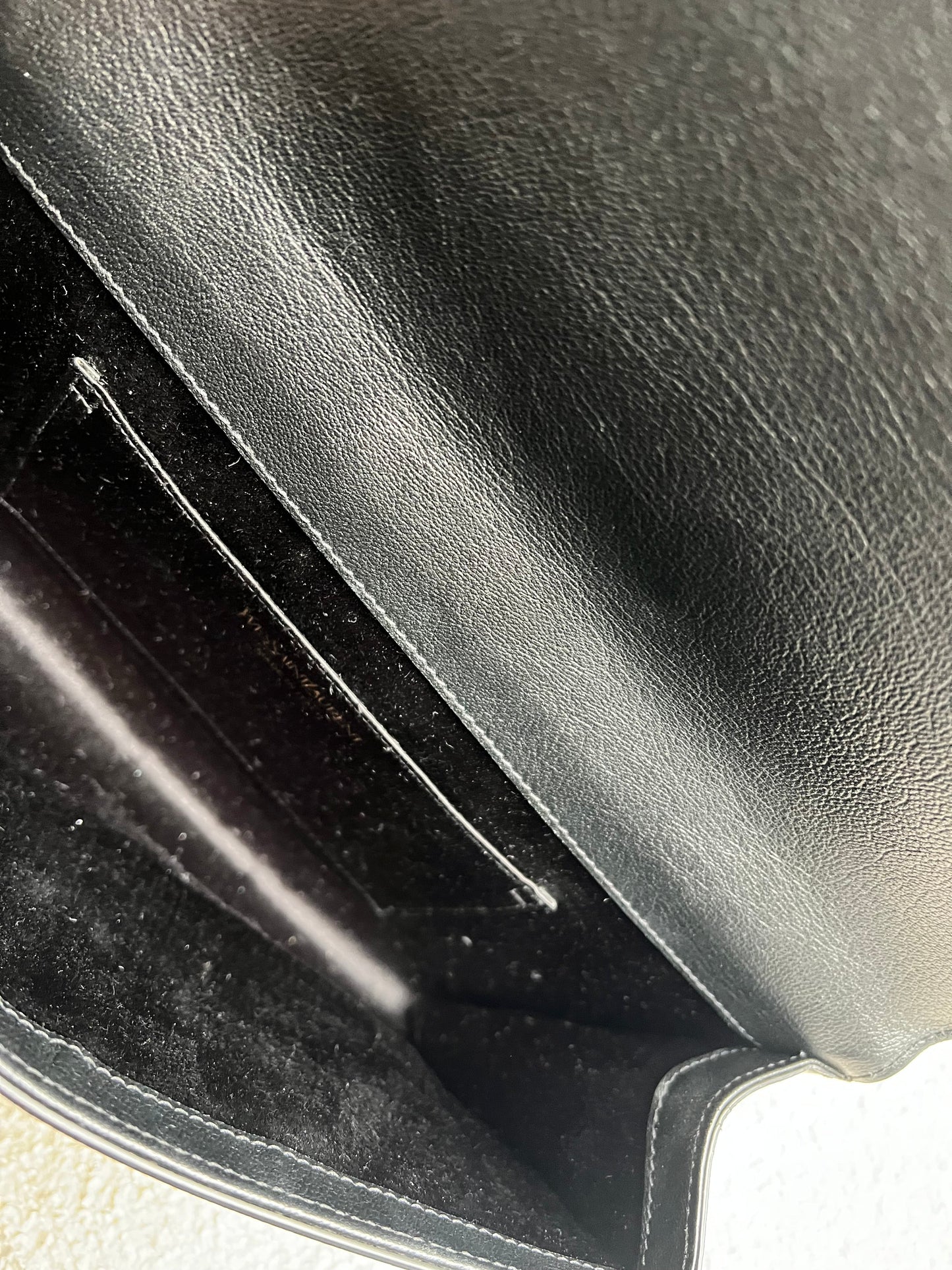 Yves Saint Laurent (YSL) Black Belle de Jour Clutch