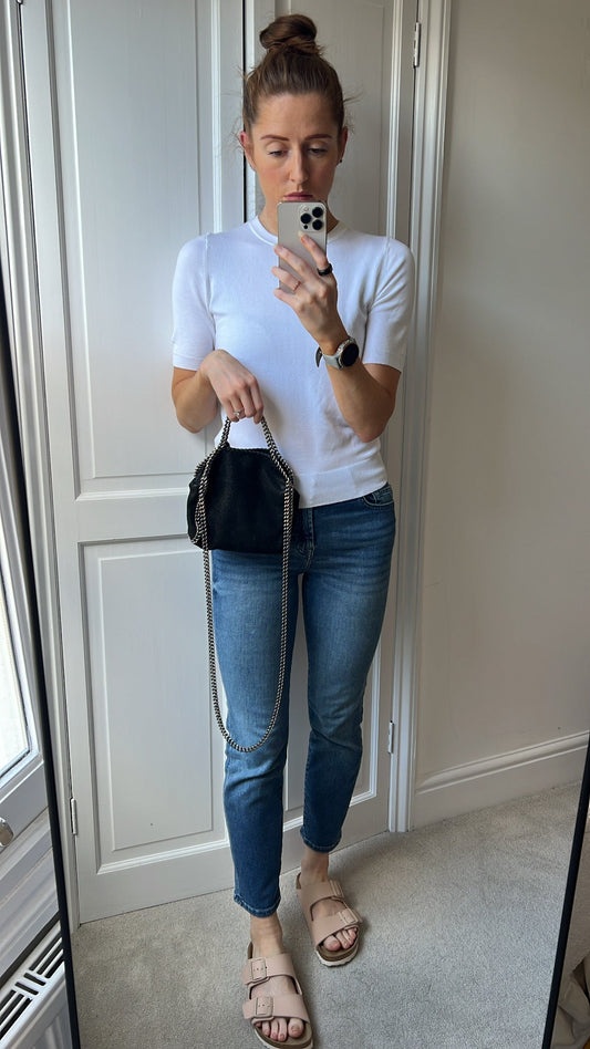 Stella McCartney Black Tiny Falabella Tote Bag (RRP £775)