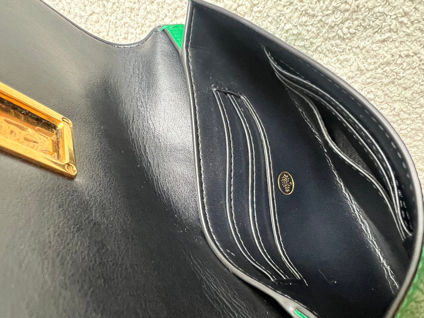 Mulberry Green Sadie Continental Wallet