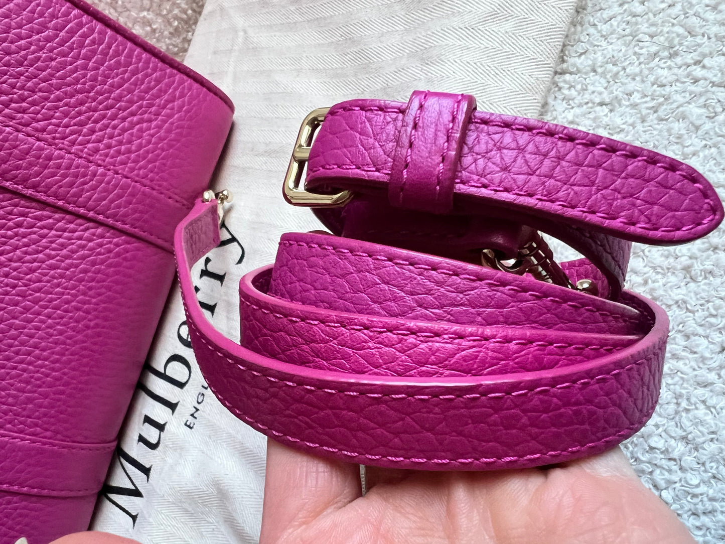 Mulberry Pink Mini Zipped Bayswater (RRP £1095)