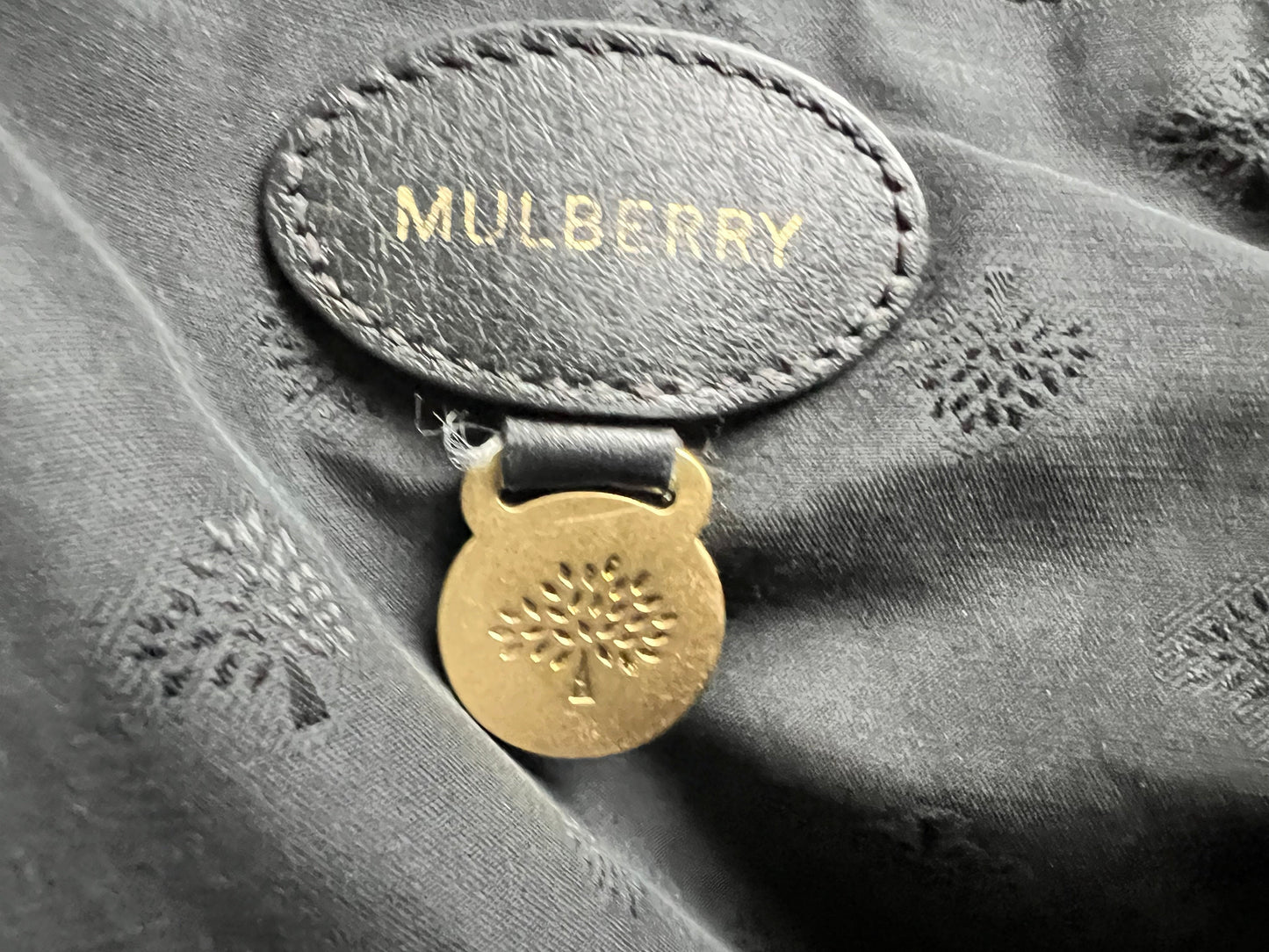 Mulberry Black Large Effie Satchel