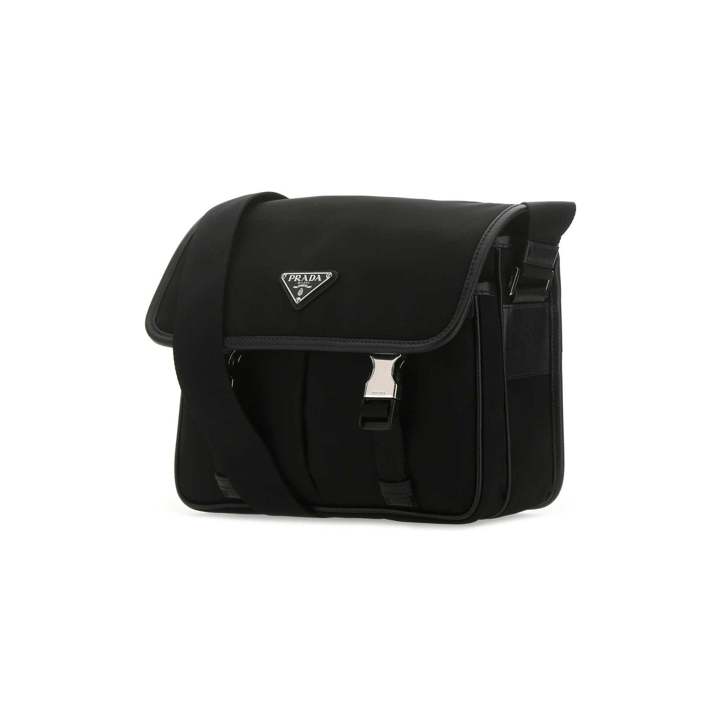 Re-Nylon and Saffiano leather shoulder bag
