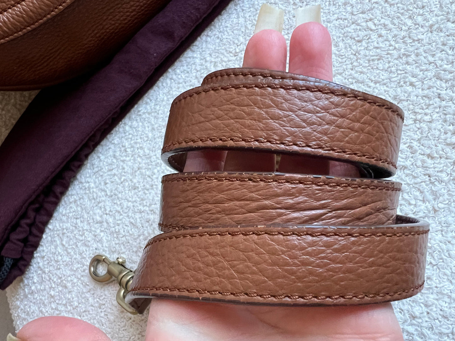 Mulberry Oak Large Effie Satchel