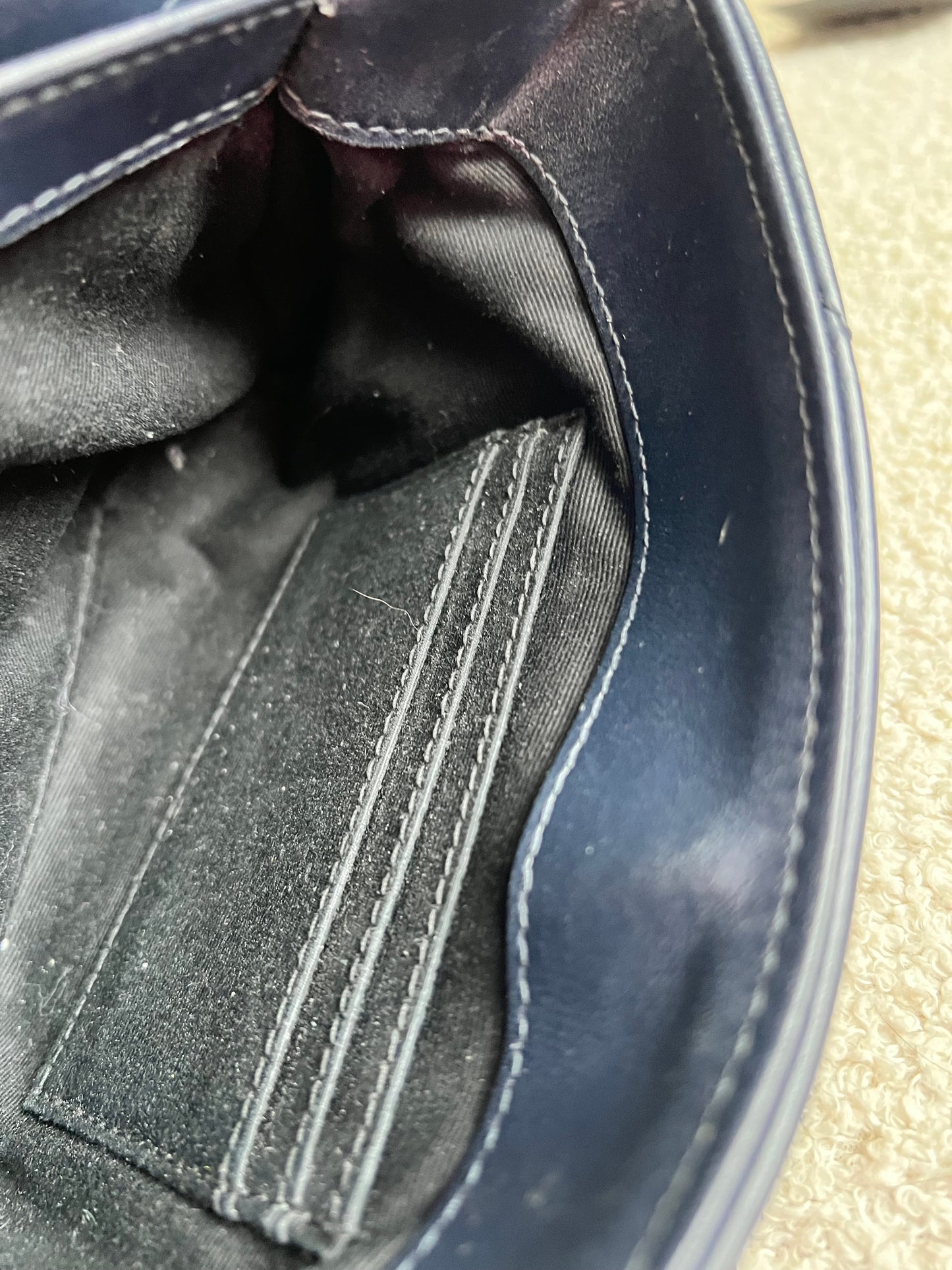 Yves Saint Laurent (YSL) Navy Blue Toy Lou Lou (RRP £1350)