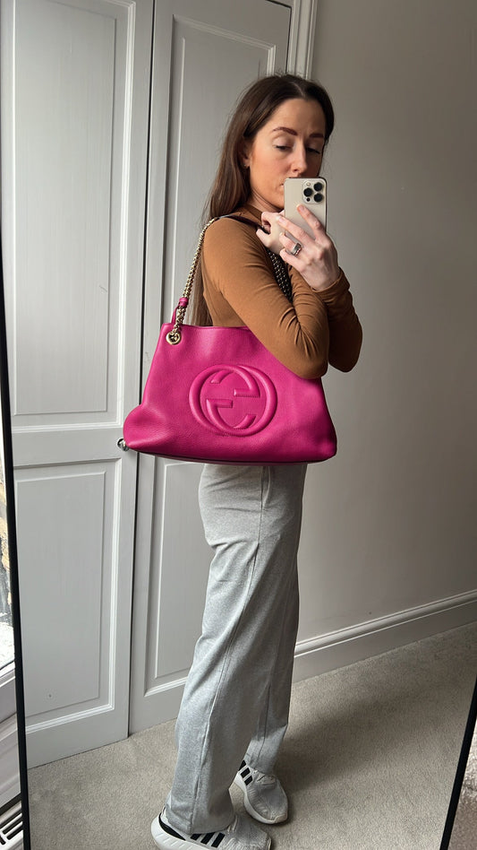 Gucci Pink Soho Chain Tote (RRP £1350)