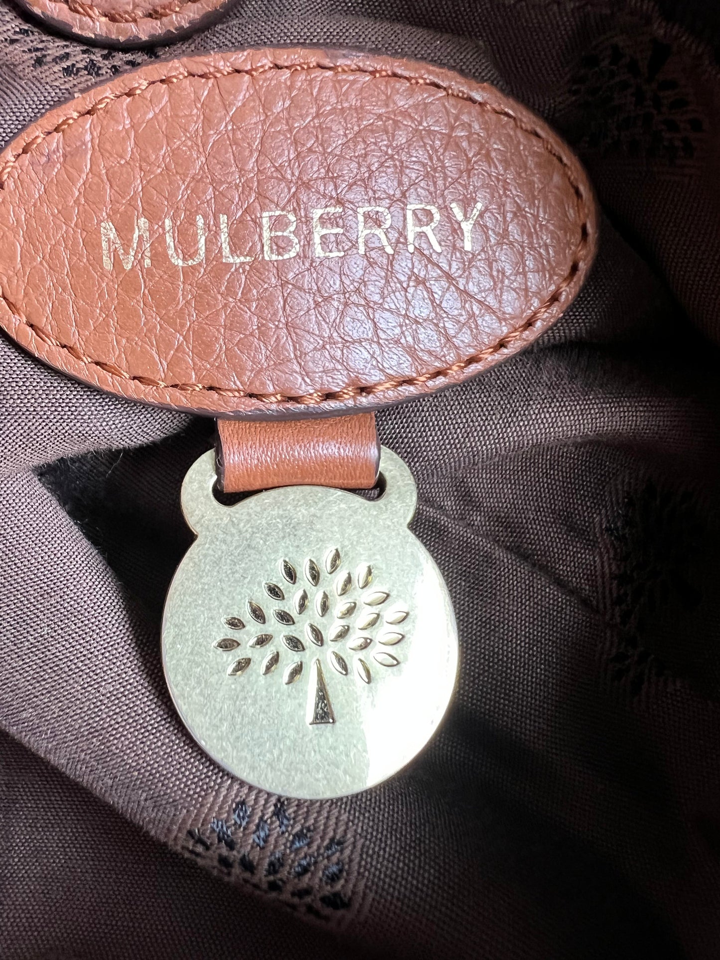 Mulberry Oak Large Effie Satchel