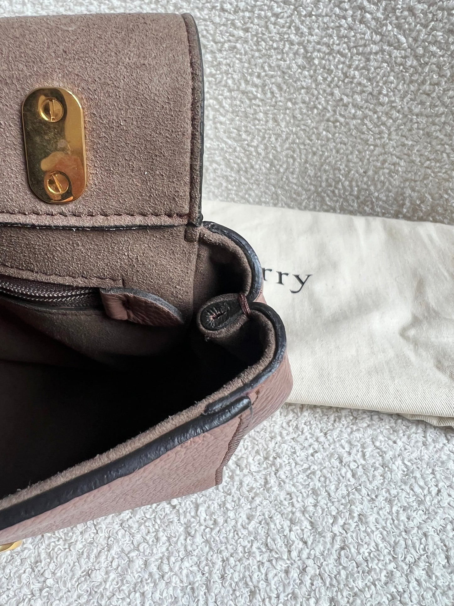Mulberry Dark Blush Regular Lily with Gold Hardware (RRP £995)