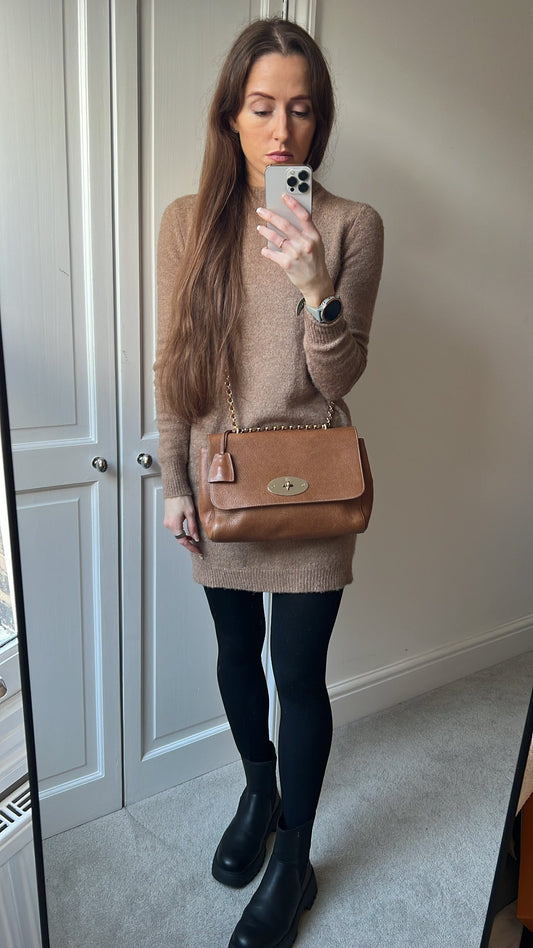 Mulberry Oak Medium Lily with Gold Hardware (RRP £1095)
