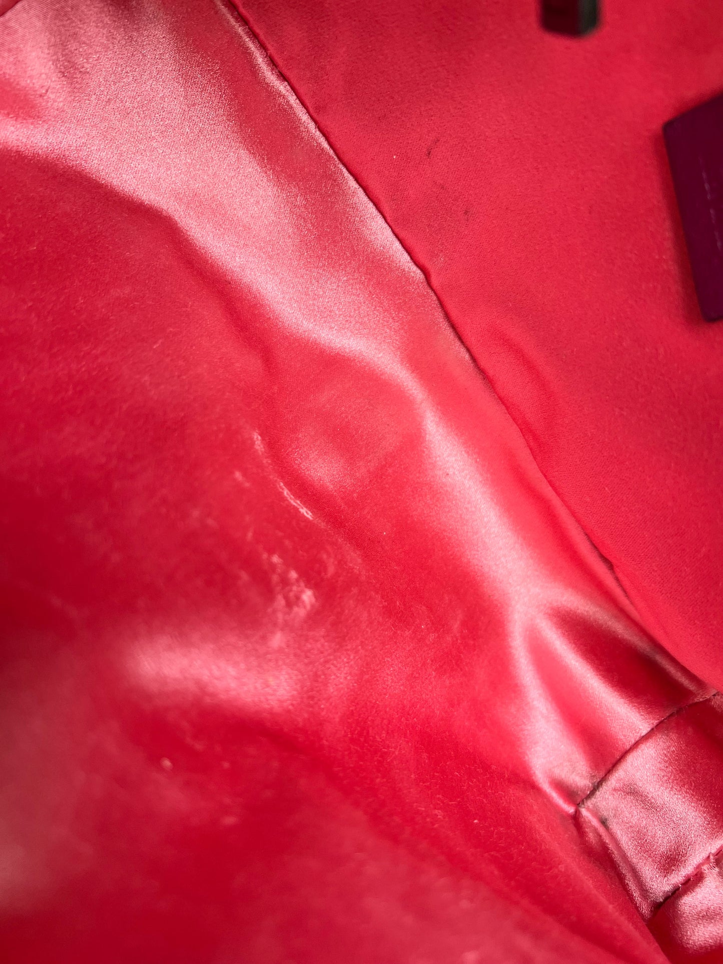 Gucci GG Fuchsia Velvet Marmont Small Shoulder Bag (RRP £1490)