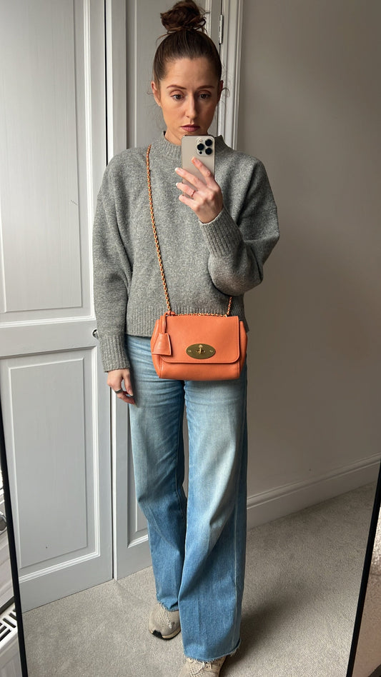 Mulberry Apricot Regular Lily with Gold Hardware (RRP £995)