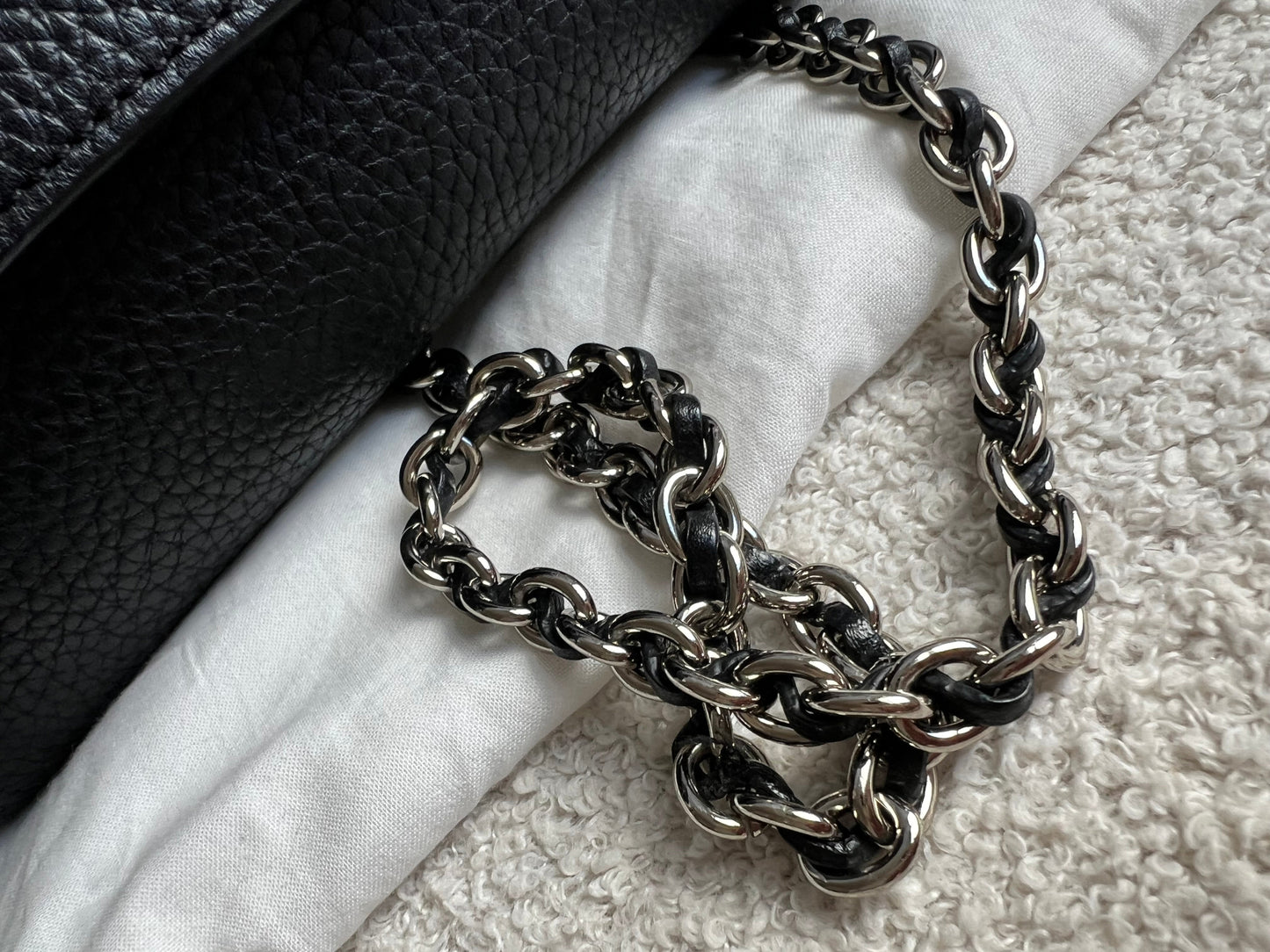 Mulberry Black Medium Lily with Silver Hardware (RRP £1095)