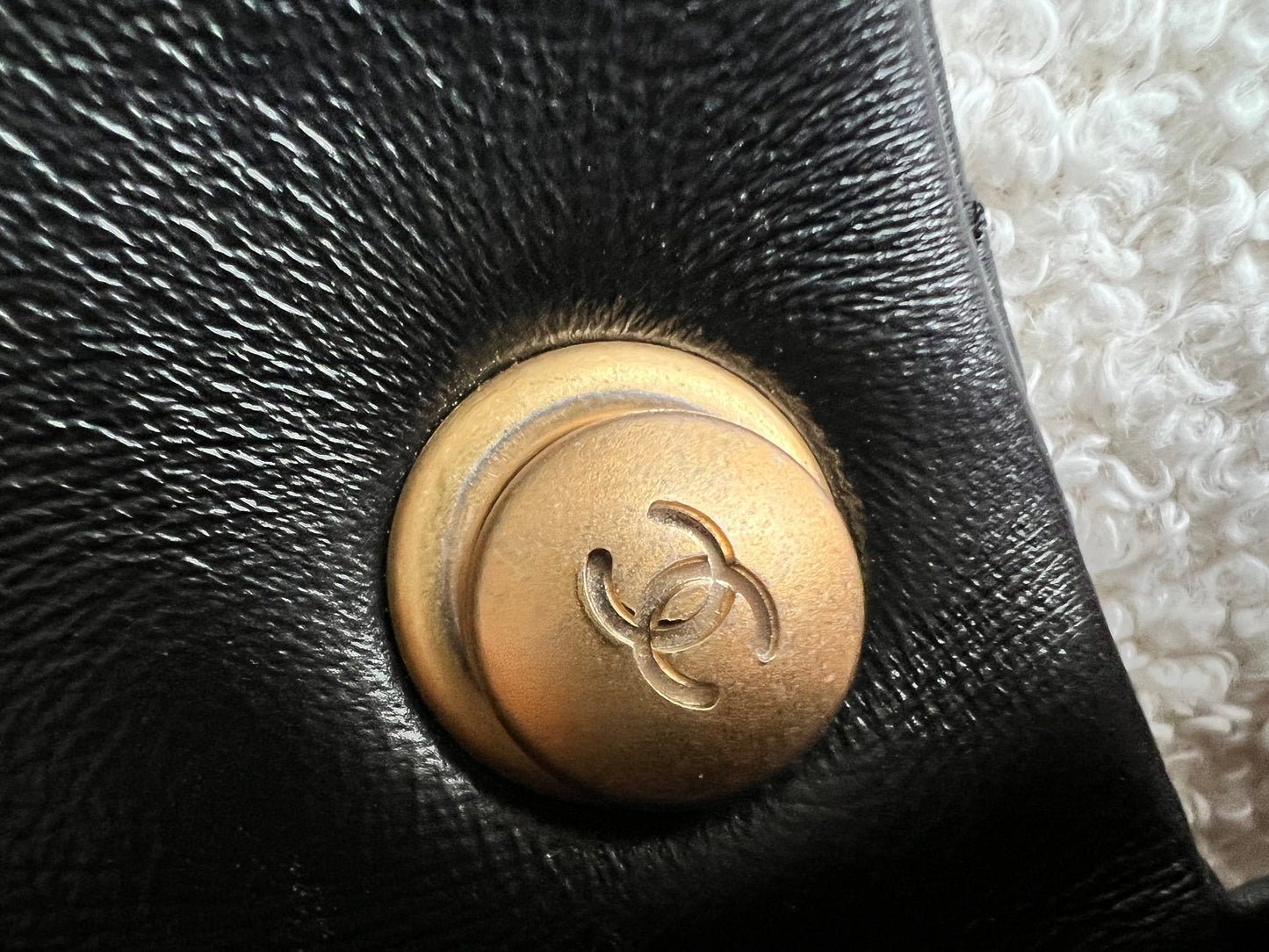 Chanel Candy Chain Mini Flap in Black Lambskin