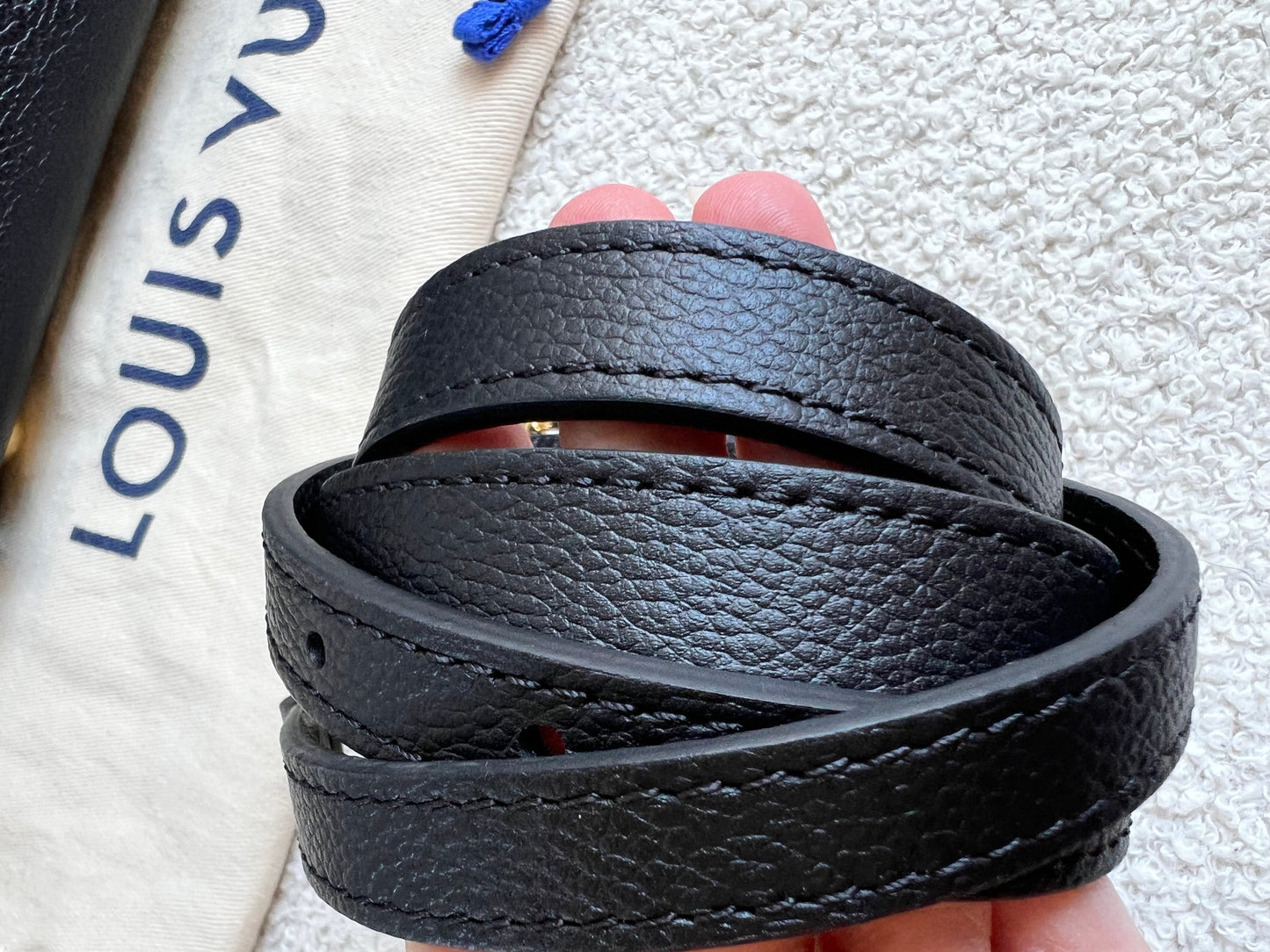 Louis Vuitton Alma Neo BB Black Empreinte (RRP £2,020)