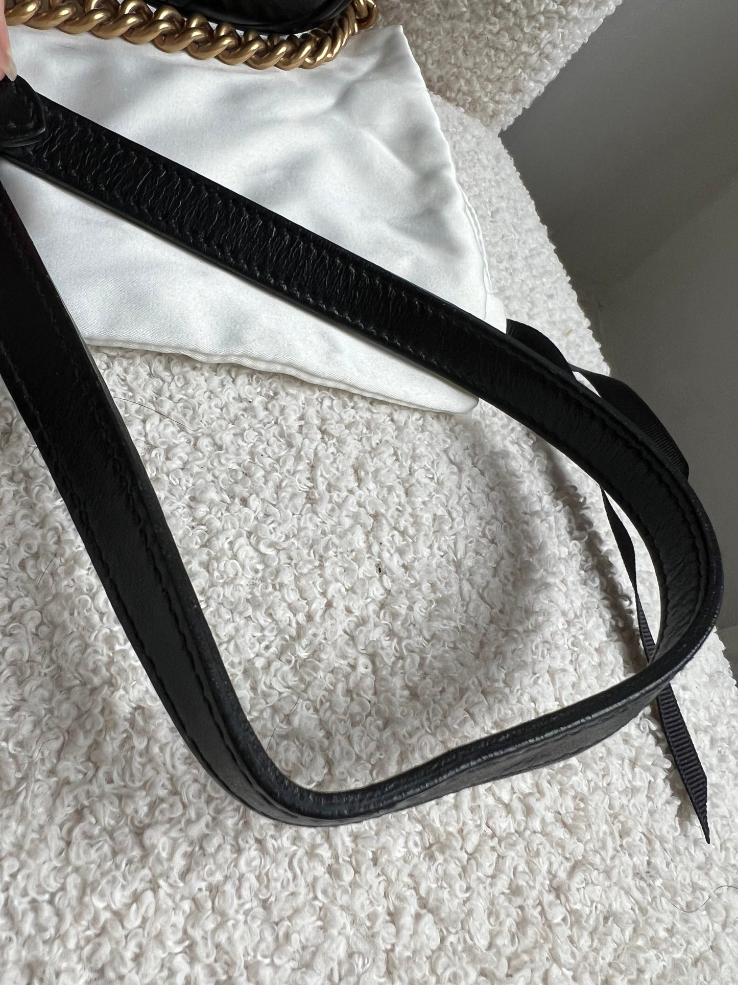 Gucci GG Black Marmont Small Shoulder Bag (RRP £2070)