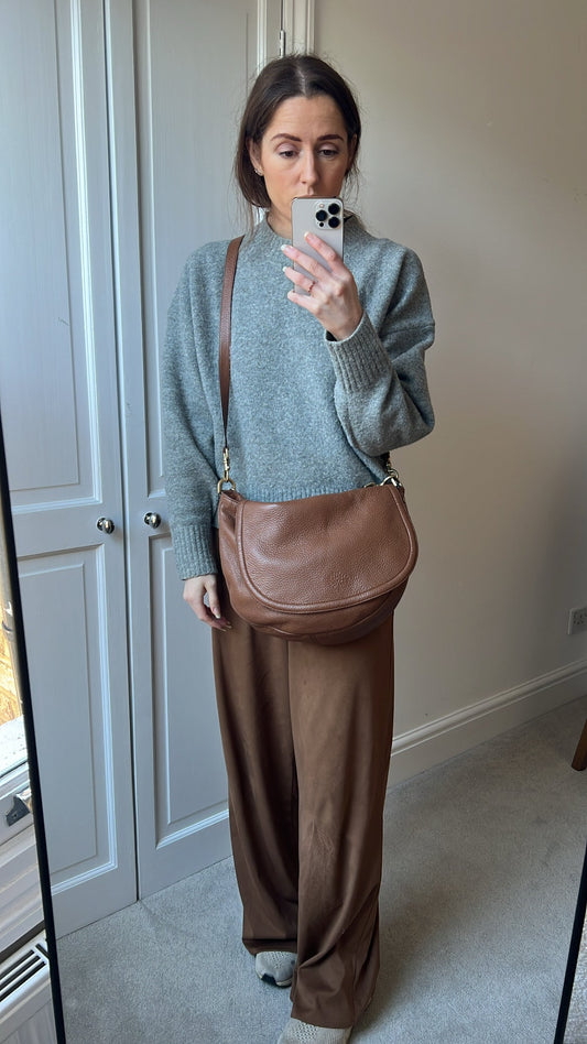 Mulberry Oak Large Effie Satchel