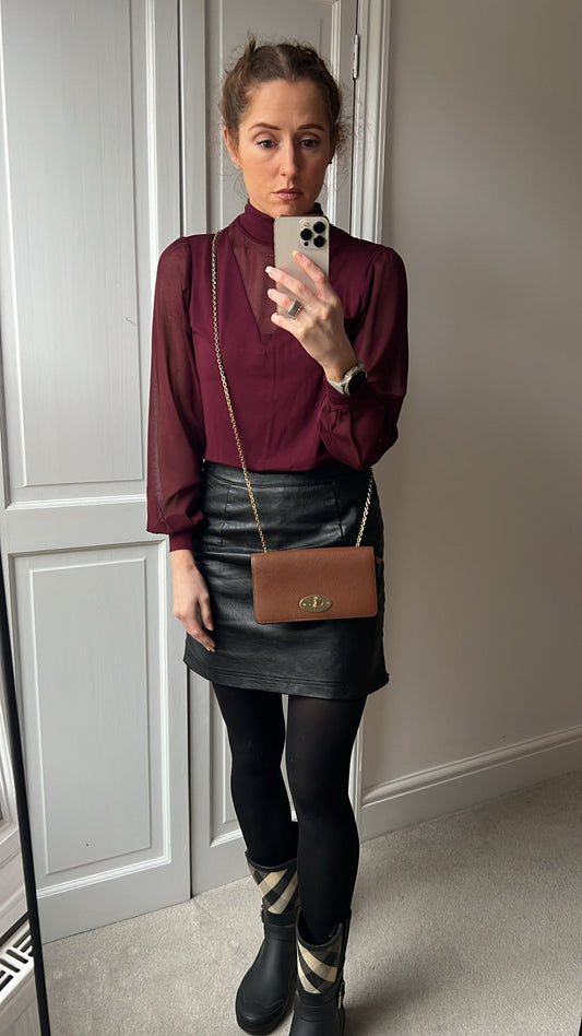 Mulberry Oak Bayswater Clutch (RRP £495)