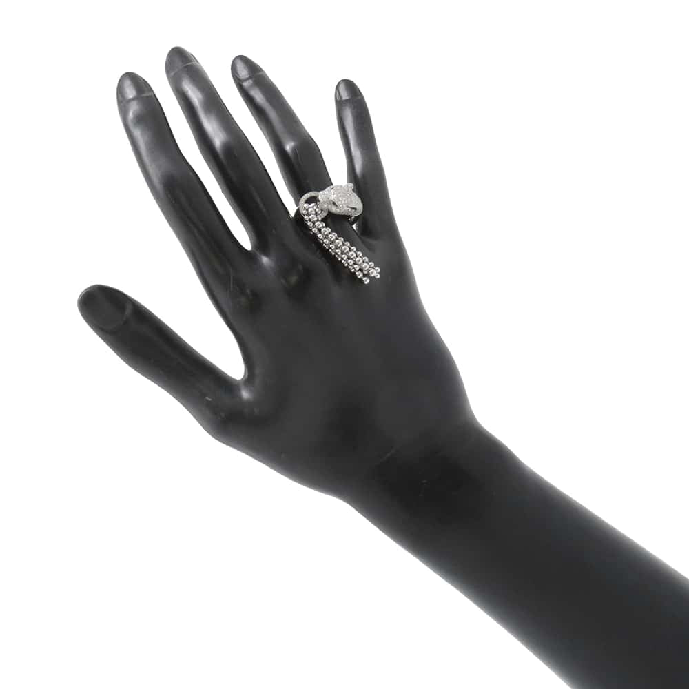CARTIER PANTHERE de Cartier Ring Size 53/#13N4744153/N4744100 18K White Gold