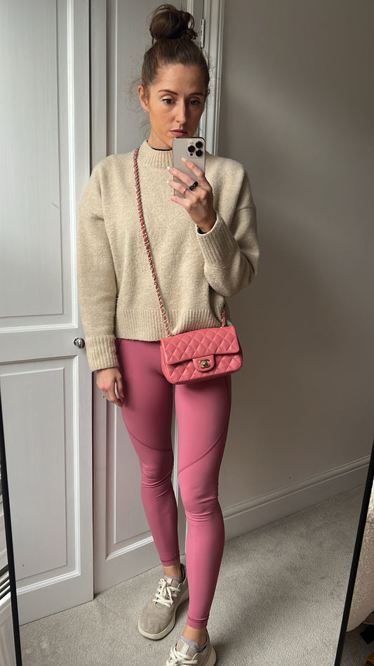Chanel Mini Rectangular Classic Flap Valentines Day Edition in Pink Lambskin