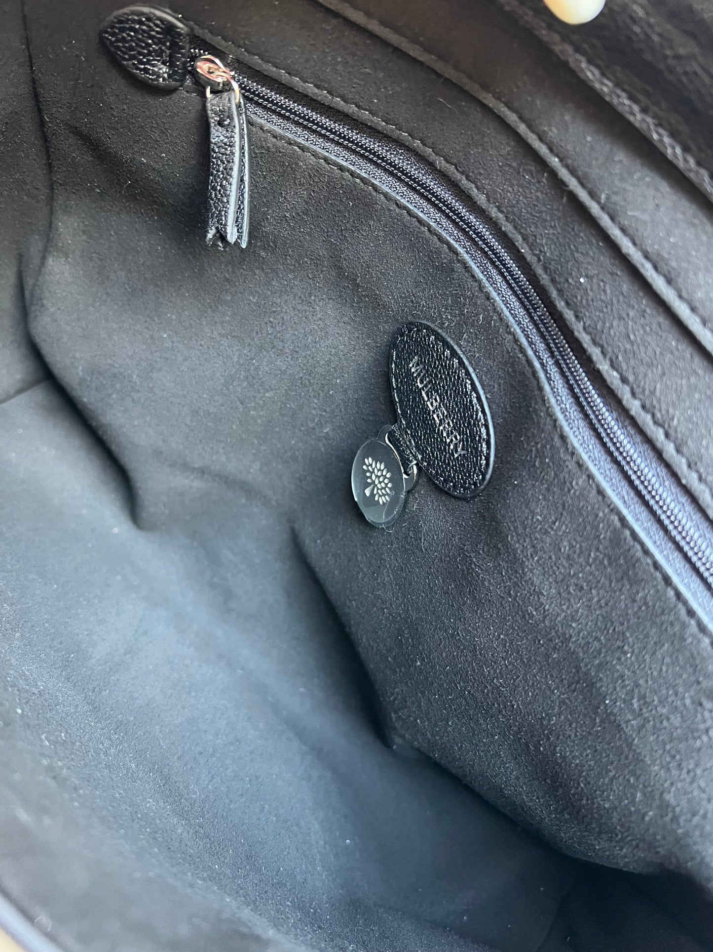 Mulberry Black Medium Lily with Silver Hardware (RRP £1095)