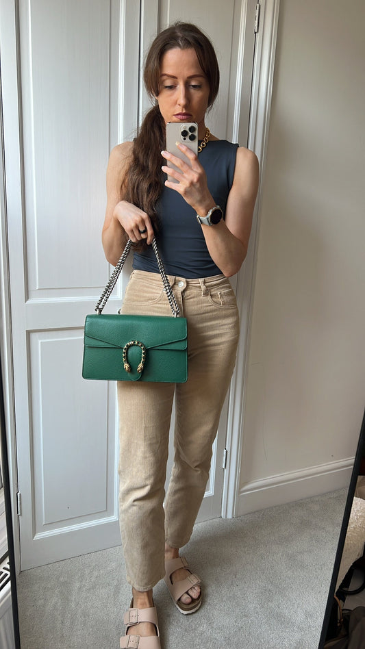 Gucci Dionysus GG Green Small Shoulder Bag (RRP £2,670)