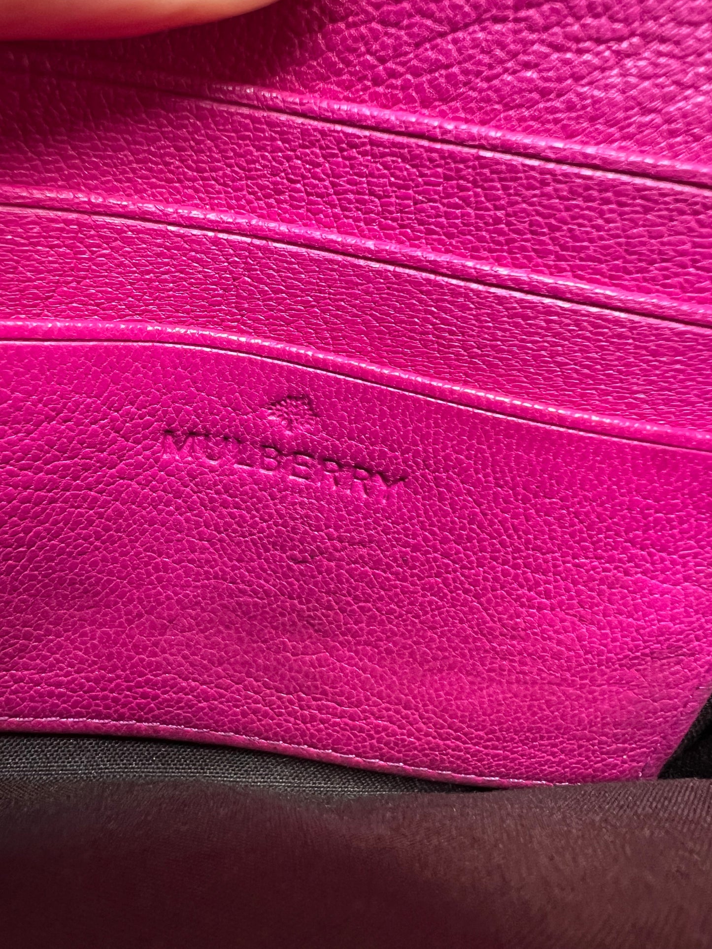 Mulberry Pink French Purse (RRP £275)