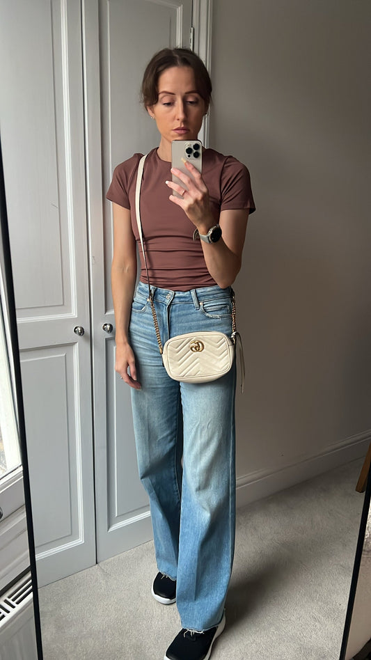 Gucci GG White Marmont Mini Shoulder Bag (RRP £1,360)