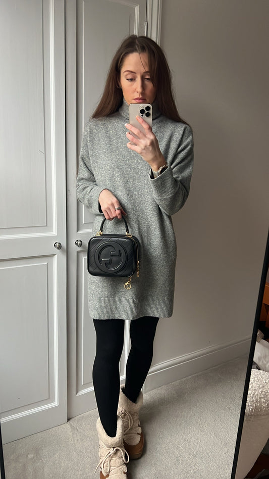 Gucci Black Small Top Handle Blondie Shoulder Bag (RRP £1870)