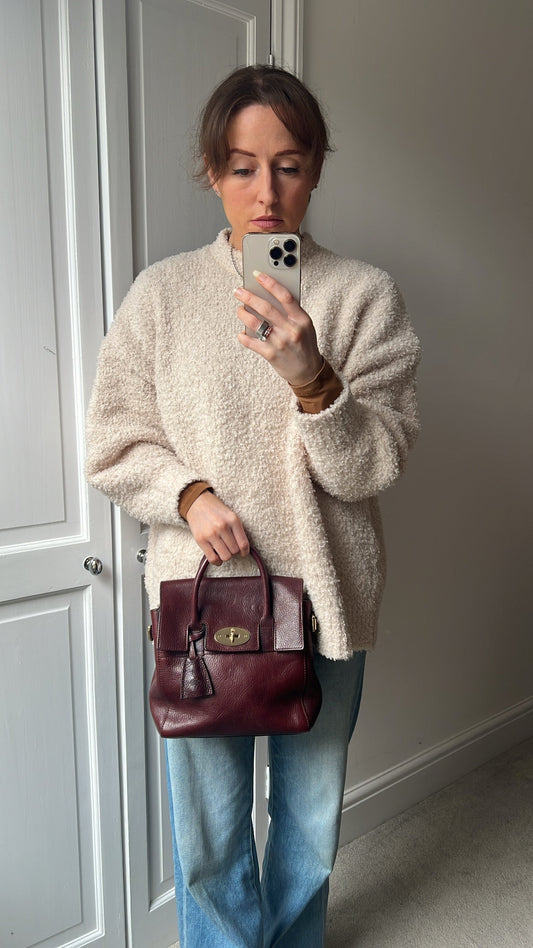 Mulberry Oxblood Mini Cara Backpack (RRP £850)
