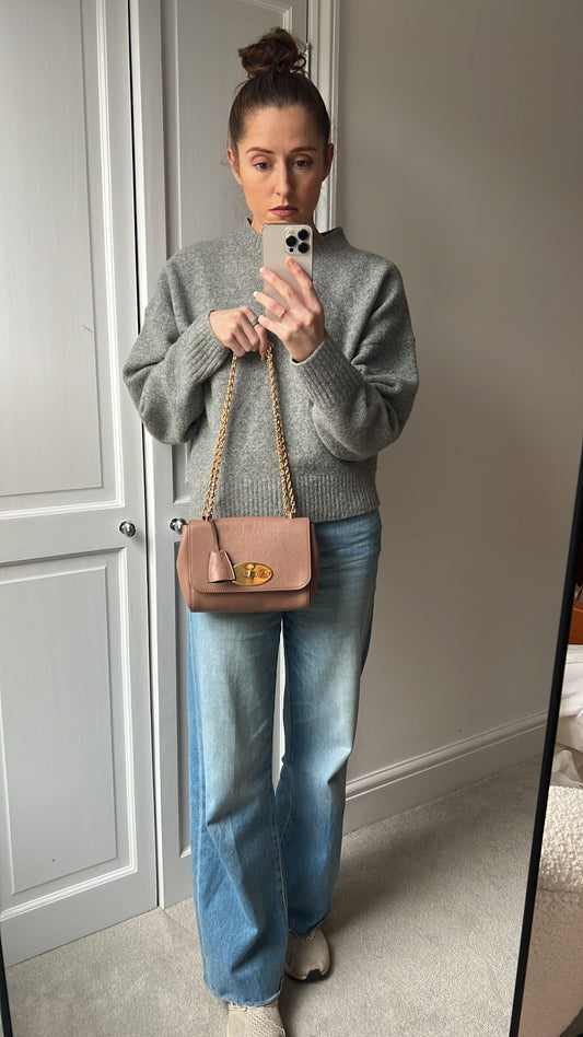 Mulberry Dark Blush Regular Lily with Gold Hardware (RRP £995)