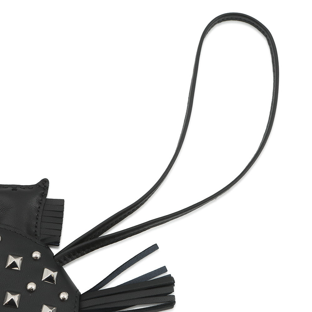 HERMES Rodeo Robeo Padlock Black Lambskin Size PM