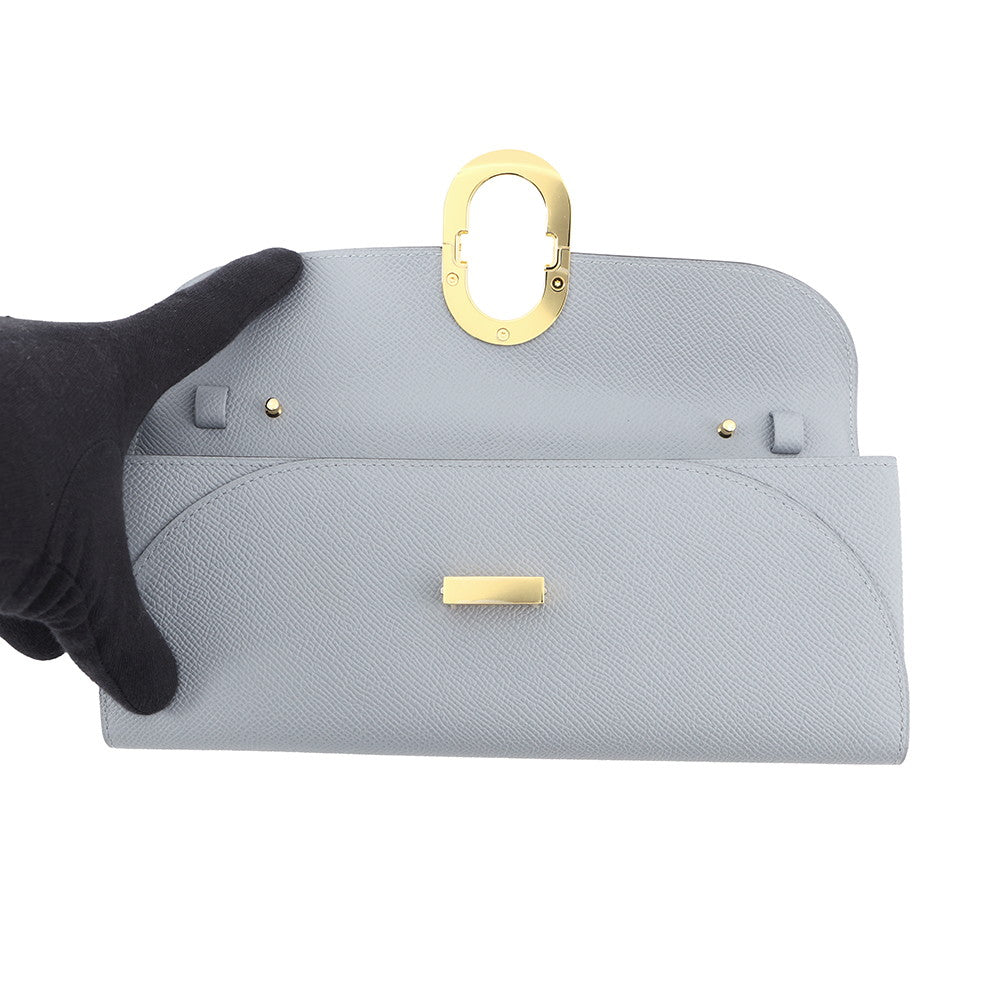 HERMES Chaine d'Ancre Maillon Togo Green Pantan Epsom