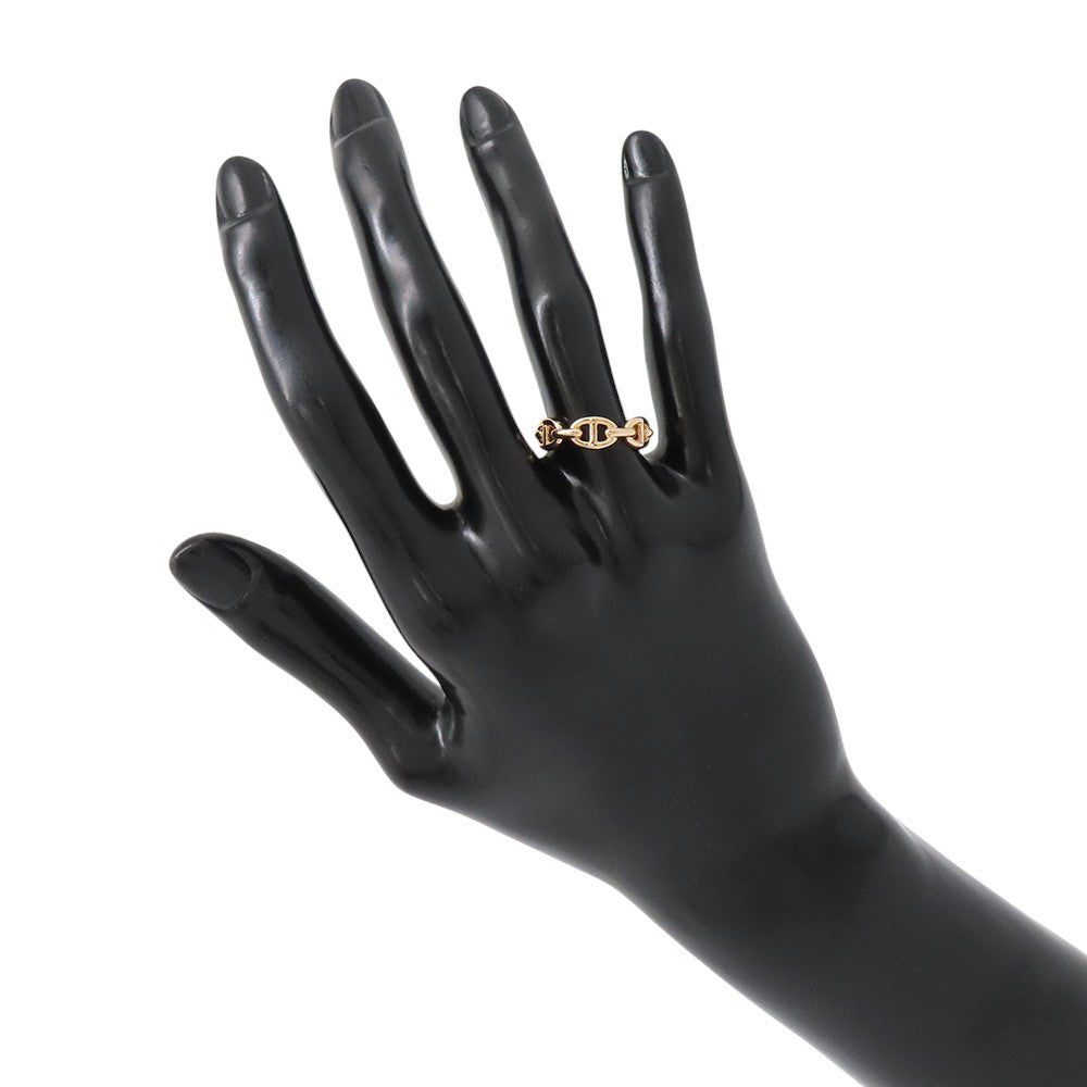 HERMES Chaine d'Ancre Anchene Ring Size PM/52#12 18K Pink Gold