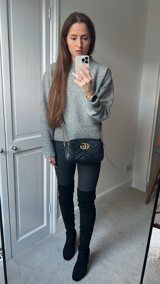 Gucci GG Black Marmont Small Shoulder Bag (RRP £1440)